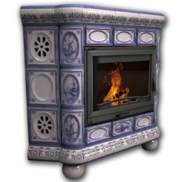 Каминная облицовка КимрПечь Медальон угловая Голландия